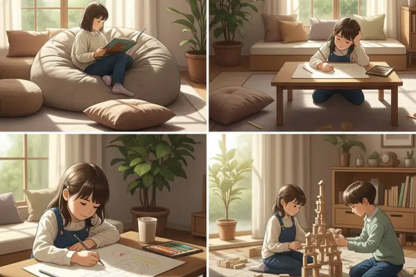 De que modo ambientes calmos impactam no comportamento de crianças?