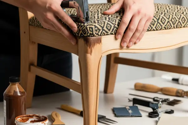 Como revitalizar e estofar cadeiras antigas de madeira de forma simples e eficaz