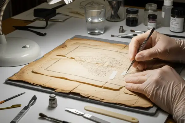 Métodos de Conservação e Restauro de Mapas e Documentos Antigos de Papel