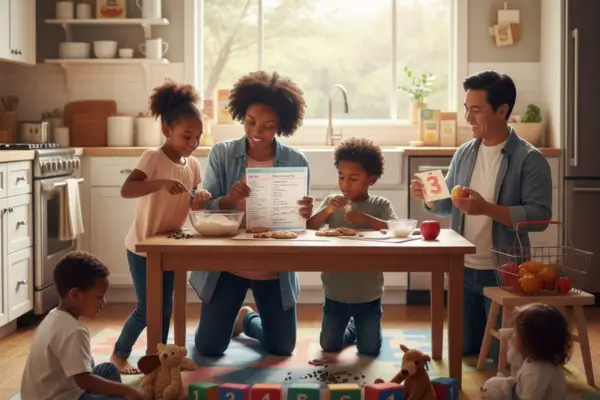 Ensinando números utilizando receitas compras simuladas e brincadeiras de contagem